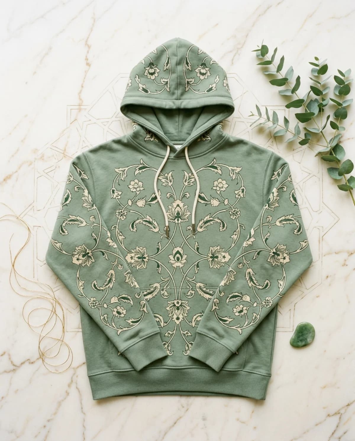 Floral Arabesque Hoodie